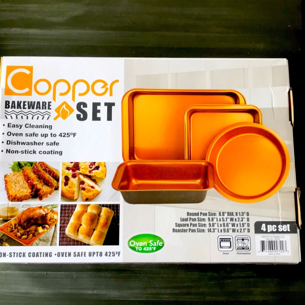 Copper Bakeware Set